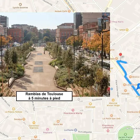Le Victor Hugo - Studio Avec Parking # Hypercentre * Toulouse